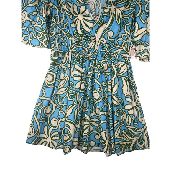 Sincerely Jules Womens Floral Print Mini Dress Large - Picture 6 of 11